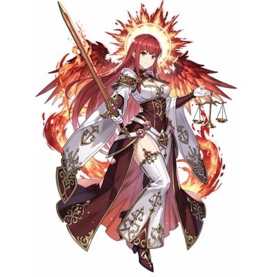 終焉の裁定者イグニシア・ロゴス（極限形態）のイラスト