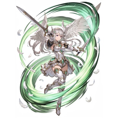 颶風双剣ヴァロン（共鳴形態）のイラスト