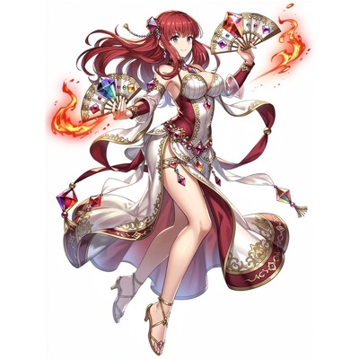 緋彩の舞姫ルベリア（基本形態）のイラスト