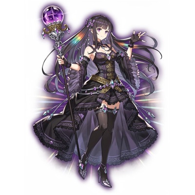宵彩の魔女ノクタリア（基本形態）のイラスト