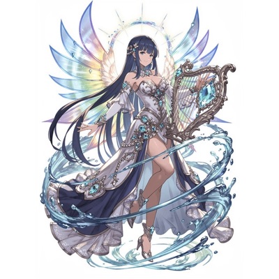 潮華の女神アクアリネ・マレア（極限形態）のイラスト