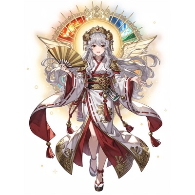 天照巫女ヒナタ・アマテラス（極限形態）のイラスト